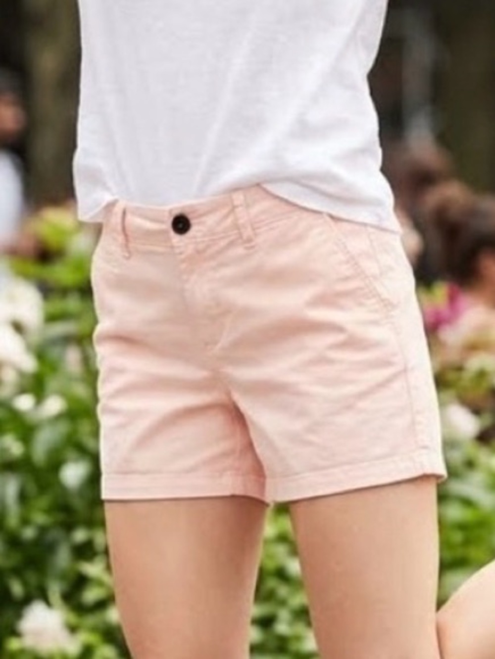 Old Navy Women's Pale Pink Cotton Shorts